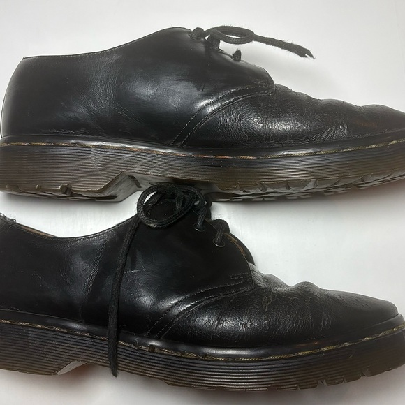 Vintage Dr. Martens 1461 Made in England | Black Leather 3-Eye Oxford - Picture 5 of 6